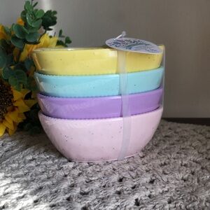 Colorful Egg Shaped Melamine Dip Bowl Set